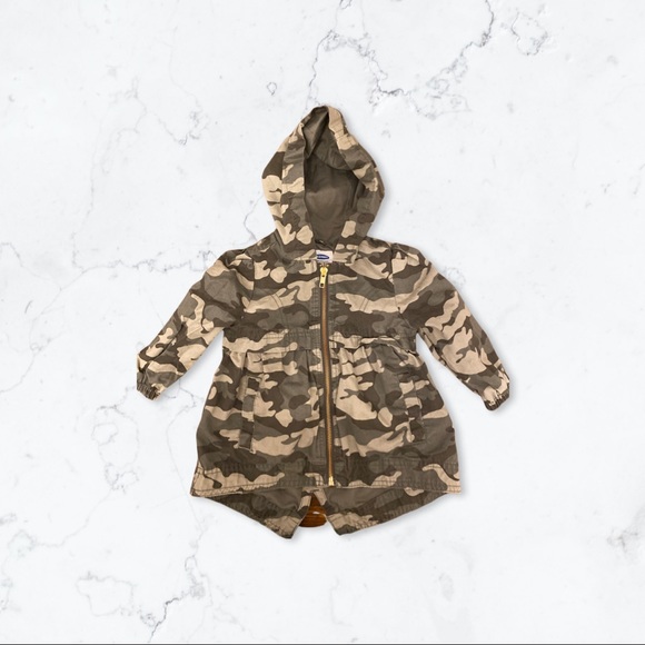 EUC- old navy camo spring light jacket 12-18m - Picture 1 of 3